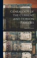 Genealogy of the Current and Hobson Families