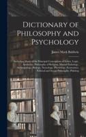 Dictionary of Philosophy and Psychology