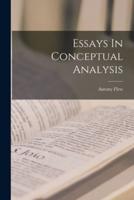 Essays In Conceptual Analysis