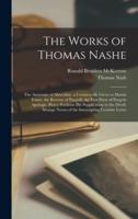 The Works of Thomas Nashe