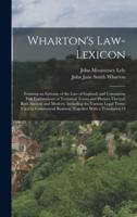 Wharton's Law-Lexicon