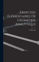 Exercises Élémentaires De Géométrie Analytique