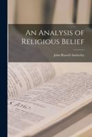 An Analysis of Religious Belief