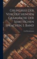 Grundriss Der Vergleichenden Grammatik Der Semitischen Sprachen, I. Band