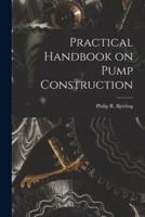 Practical Handbook on Pump Construction