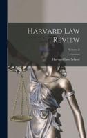 Harvard Law Review; Volume 2