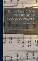 Plain Music for the Book of Common Prayer