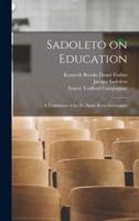 Sadoleto on Education