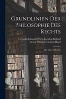 Grundlinien Der Philosophie Des Rechts