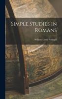 Simple Studies in Romans
