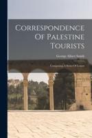 Correspondence Of Palestine Tourists