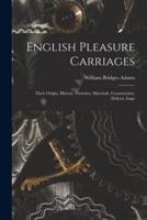 English Pleasure Carriages