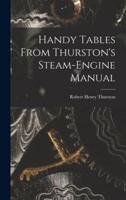 Handy Tables From Thurston's Steam-Engine Manual