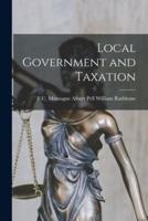 Local Government and Taxation