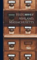 History of Ashland, Massachusetts