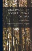 Observaciones Sobre El Clima De Lima