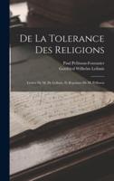 De La Tolerance Des Religions