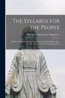 The Syllabus for the People