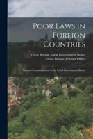 Poor Laws in Foreign Countries