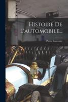 Histoire De L'automobile...