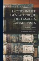 Dictionnaire Généalogique Des Familles Canadiennes