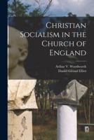 Christian Socialism in the Church of England