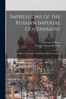 Impressions of the Russian Imperial Government