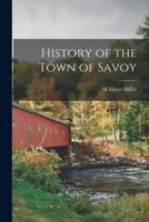 History of the Town of Savoy