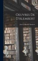 Oeuvres De D'Alembert