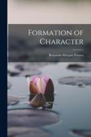 Formation of Character