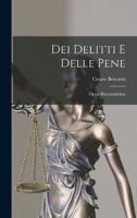 Dei Delitti E Delle Pene