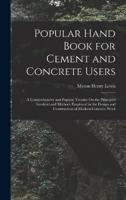 Popular Hand Book for Cement and Concrete Users