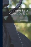 L'isthme Et Le Canal De Suez