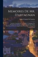 Memoires De Mr. D'artagnan