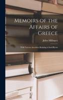 Memoirs of the Affairs of Greece