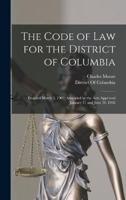 The Code of Law for the District of Columbia