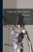 Traité De Droit Pénal