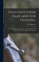Thoughts Upon Hare and Fox Hunting