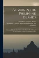 Affairs in the Philippine Islands