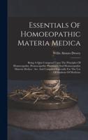 Essentials Of Homoeopathic Materia Medica