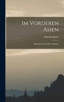 Im Vorderen Asien