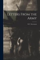 Letters From the Army