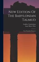 New Edition Of The Babylonian Talmud