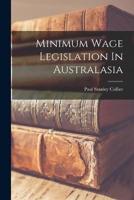 Minimum Wage Legislation In Australasia