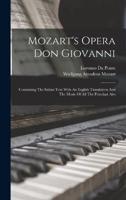 Mozart's Opera Don Giovanni