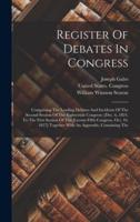 Register Of Debates In Congress