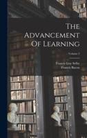 The Advancement Of Learning; Volume 2