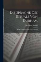 Die Sprache Des Rituals Von Durham