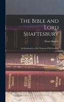 The Bible and Lord Shaftesbury