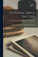 La Poesía Lírica En Cuba